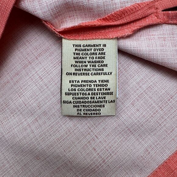 Jamaica Jaxx Silk Vacahun Button Down Shirt Mens Large Coral Short Sleeve Casual - Picture 11 of 16